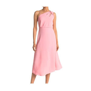 NWT REISS Delilah Strappy One Shoulder Pink Dress size 0